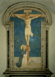 Christ on the Cross Adored by St. Dominic